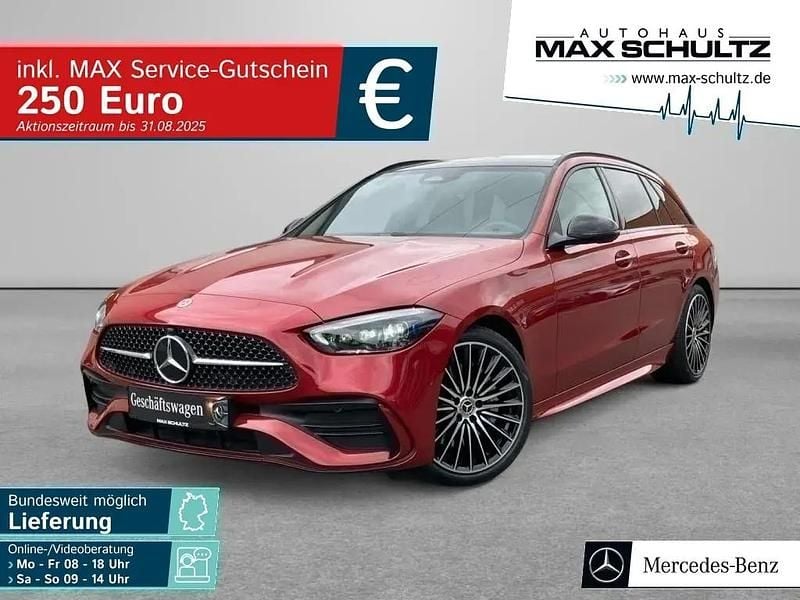 Manufaktur lack manufaktur pat Gebraucht 2024 Mercedes C220 AMG Kombi | 47.690 € (Teuer) - Bild 1/4