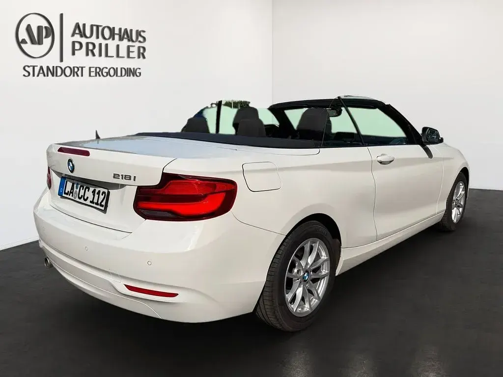 Gebraucht BMW 218 Advantage 136 PS (100 kW) 2019 Alpinweiss iii Cabrio