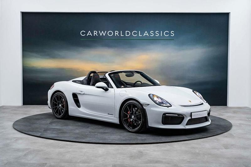 Weiß Gebraucht 2016 Porsche Boxster Cabrio | 102.981 € - Bild 1/4