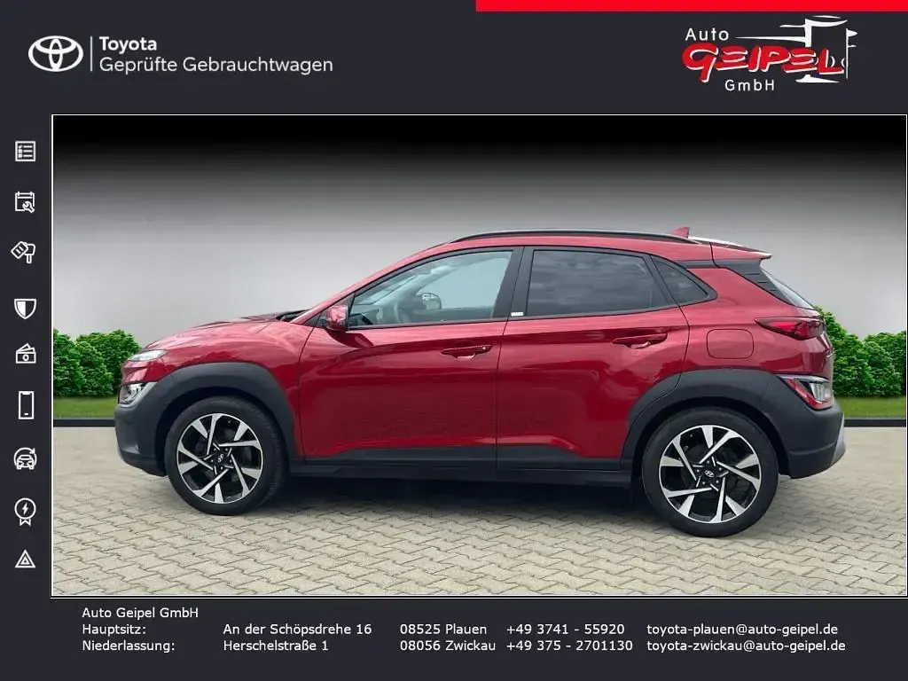 Gebraucht Hyundai Kona Intro Edition 120 PS (88 kW) 2021 Rot SUV