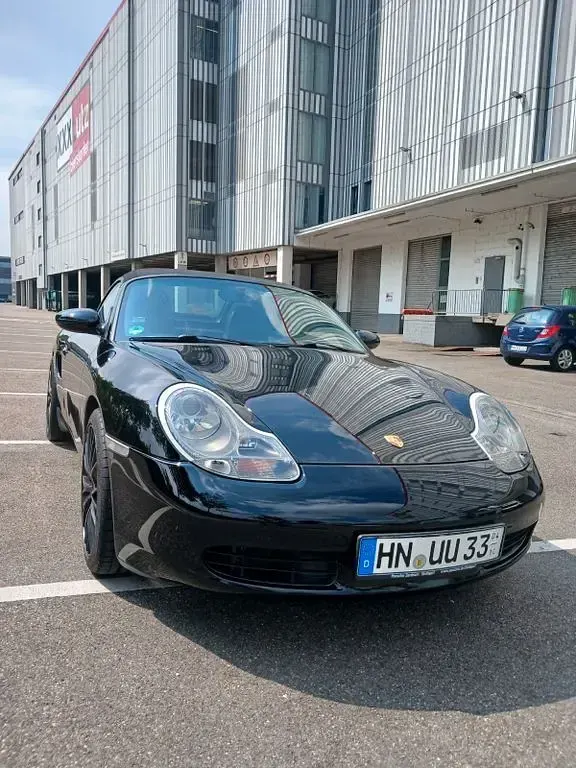 Gebraucht Porsche Boxster 220 PS (161 kW) 2002 Schwarz Cabrio