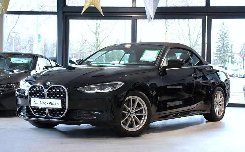 Schwarz Gebraucht 2022 BMW 420 Sport Line Cabrio | 28.990 € (Superpreis) - Bild 1/3