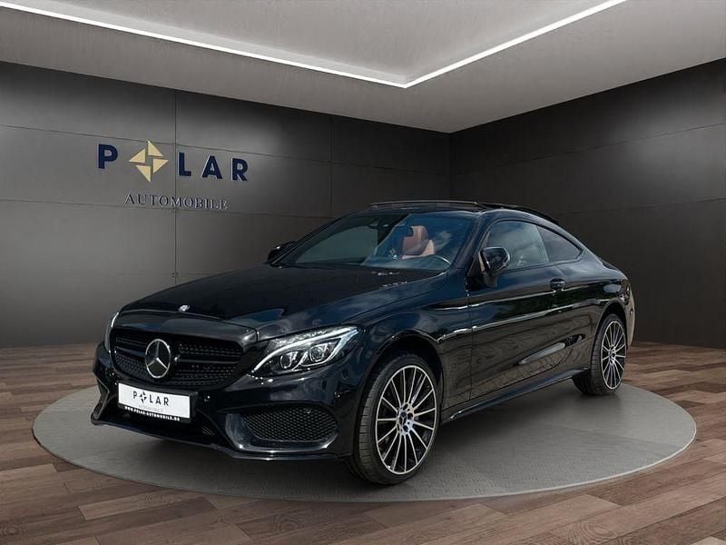 Schwarz Gebraucht 2016 Mercedes C400 AMG line Coupé | 32.990 € (Etwas zu teuer) - Bild 1/4