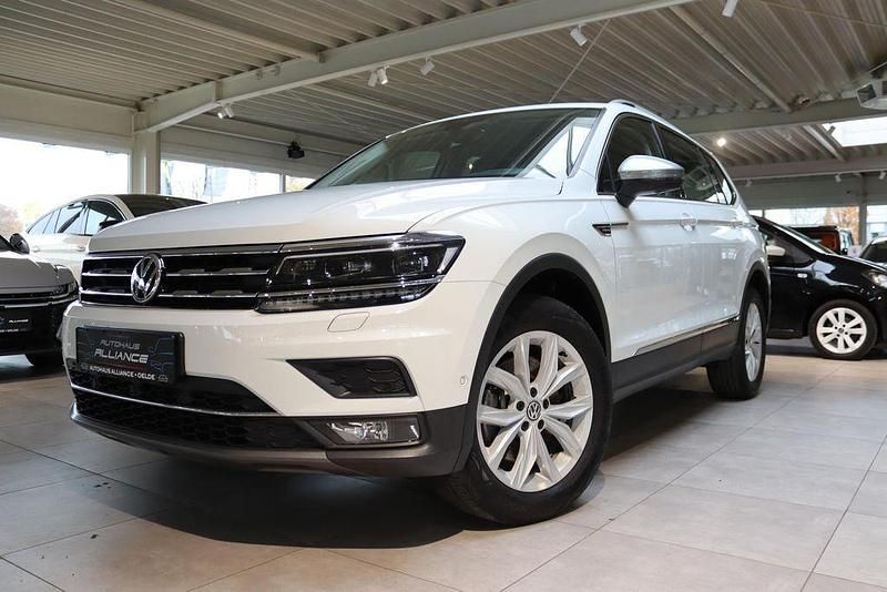 Weiß Gebraucht 2021 VW Tiguan Allspace Highline SUV | 29.990 € (Fairer Preis) - Bild 1/4