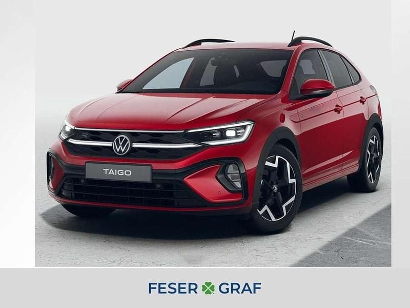 Kings red metallic Neu 2025 VW Taigo R-line SUV | 34.490 € (Teuer) - Bild 1/4