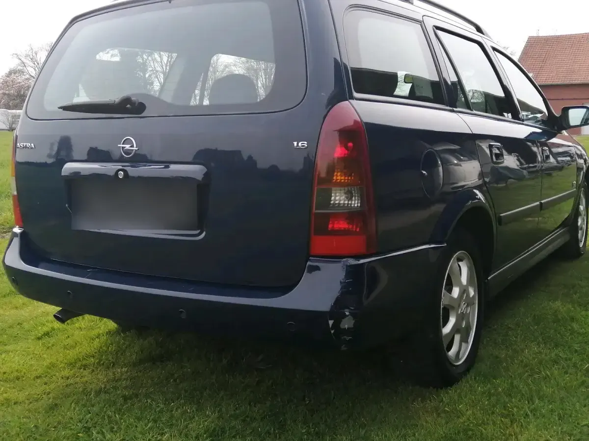 Gebraucht Opel Astra 86 PS (63 kW) 2003 Blau Kombi