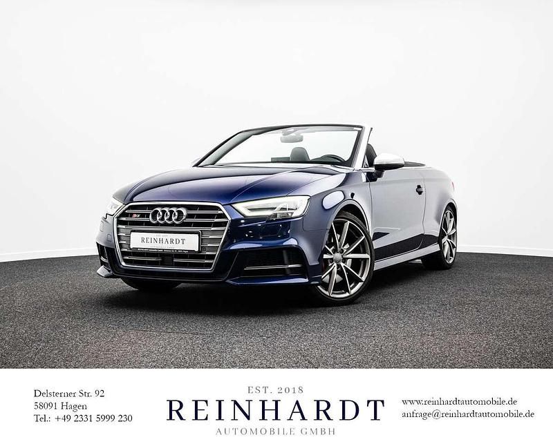Navarrablau metallic Gebraucht 2017 Audi S3 Cabriolet Sport Cabrio | 28.550 € - Bild 1/3