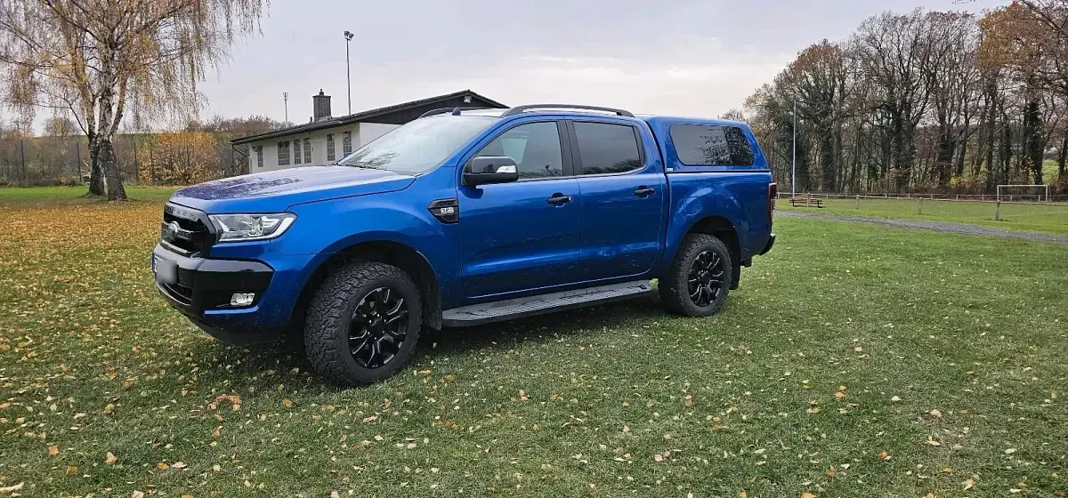 Gebraucht Ford Ranger Wildtrack 2018 Blau Pickup