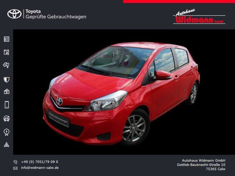 Vulcanorot Gebraucht 2014 Toyota Yaris Multidrive S Kleinwagen | 10.990 € (Fairer Preis) - Bild 1/4