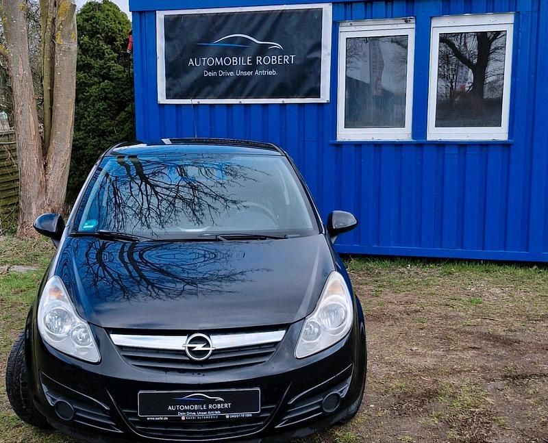 Gebraucht Opel Corsa 80 PS (58 kW) 2008 Schwarz Kleinwagen