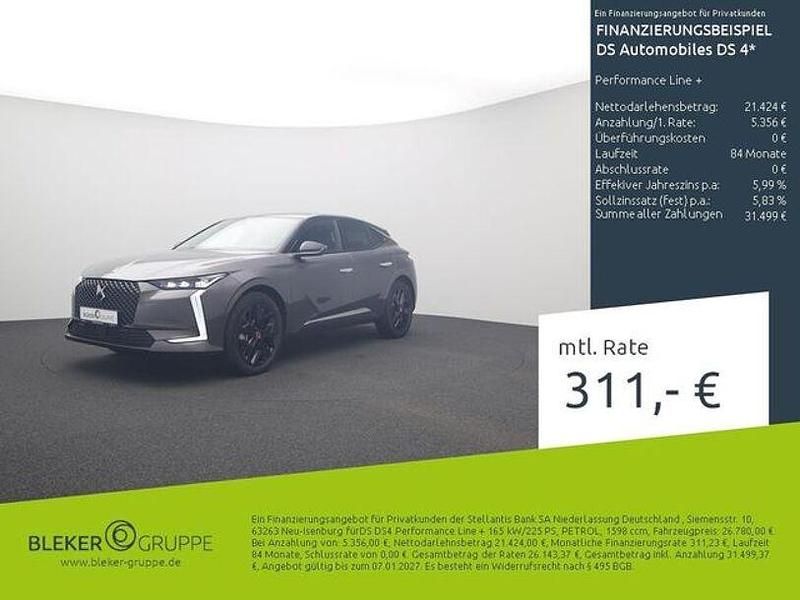 Grau Gebraucht 2022 Citroën DS4 Kleinwagen | 26.780 € (Fairer Preis) - Bild 1/3