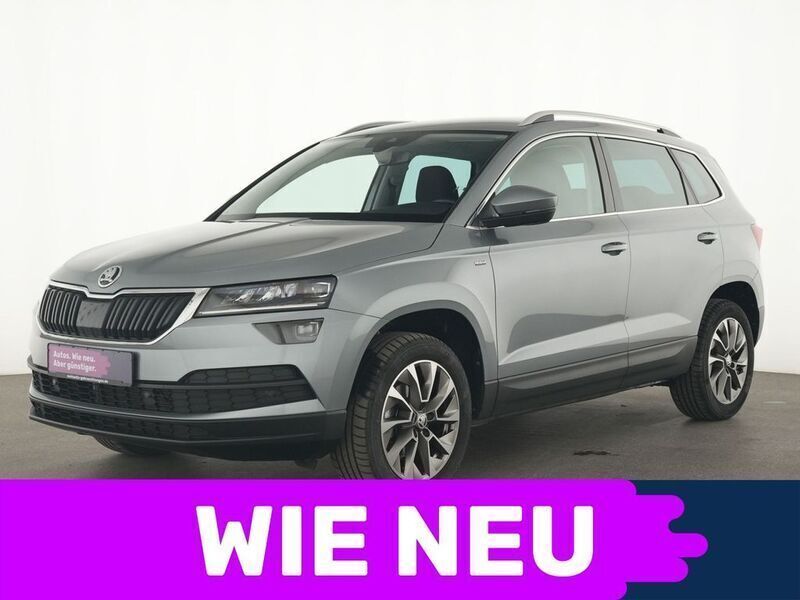 Business grau Gebraucht 2021 Skoda Karoq Clever SUV | 25.775 € (Superpreis) - Bild 1/4