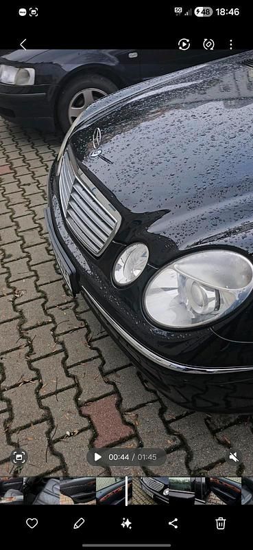 Schwarz Gebraucht 2003 Mercedes E270 Kombi | 2.200 € (Fairer Preis) - Bild 1/4