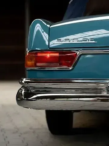 Gebraucht Mercedes 300 SE 170 PS (125 kW) 1964 Blau Cabrio