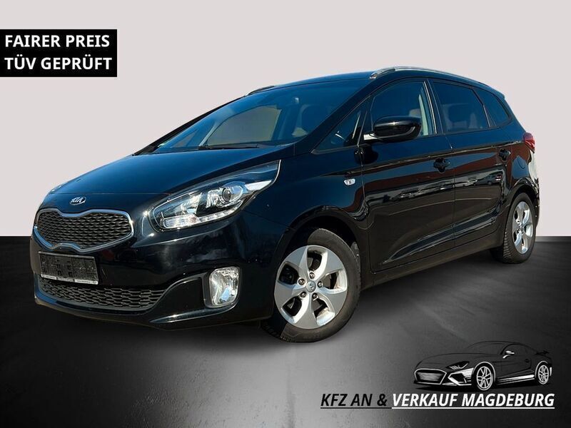 Schwarz Gebraucht 2014 Kia Carens Vision Van / Kleinbus | 9.900 € (Fairer Preis) - Bild 1/4