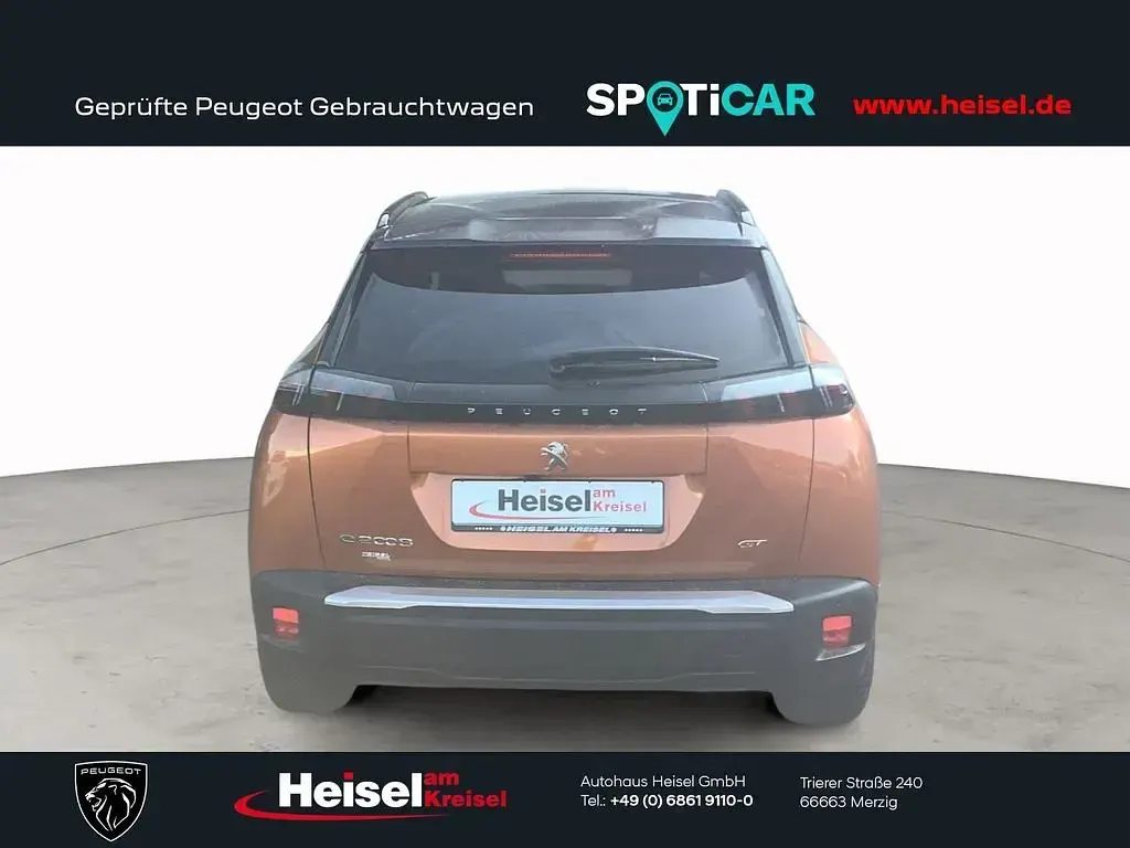 Gebraucht Peugeot e-2008 GT 100 kW (136 PS) 2022 Orange SUV