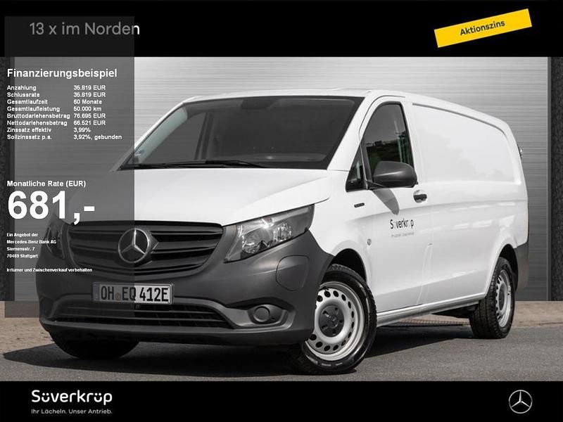 Arktikweiß Gebraucht 2023 Mercedes e-Vito Van | 23.669 € (Guter Preis) - Bild 1/4