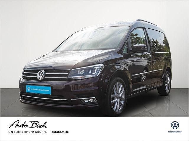 Violett (black berry metallic) Gebraucht 2018 VW Caddy Highline Van / Kleinbus | 22.480 € (Fairer Preis) - Bild 1/4