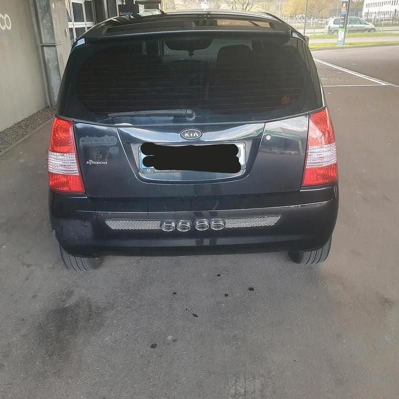 Gebraucht Kia Picanto 2007 Schwarz Kleinwagen