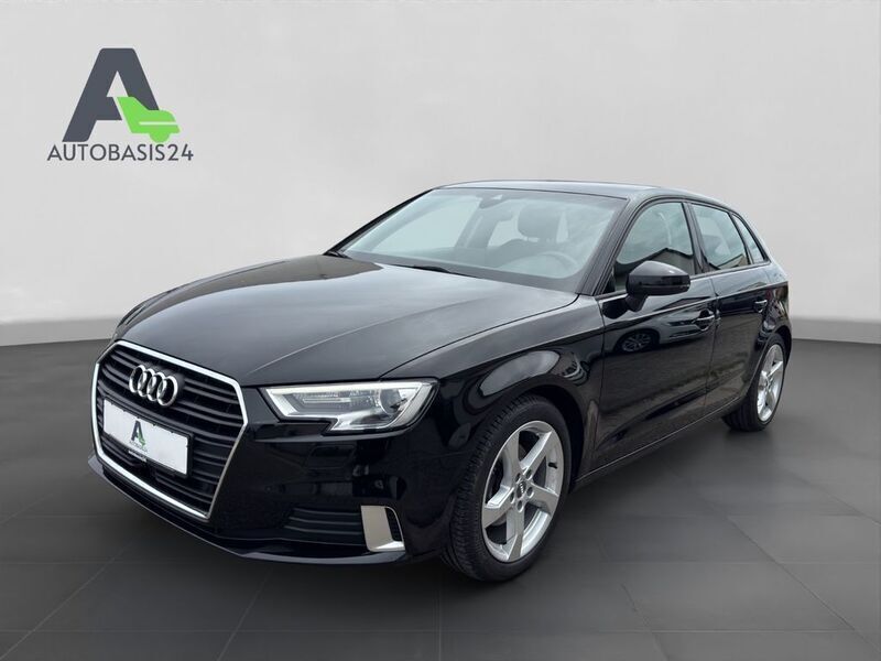 Brillantschwarz Gebraucht 2017 Audi A3 Sportback Sport Limousine | 16.900 € (Guter Preis) - Bild 1/4