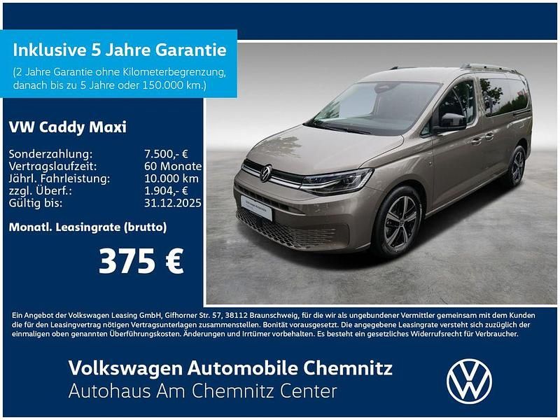 Beige Neu 2025 VW Caddy Maxi Goal Van / Kleinbus | 46.990 € (Etwas zu teuer) - Bild 1/4
