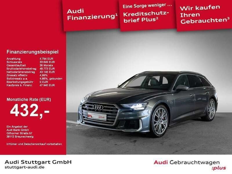 Daytonagrau perleffekt Gebraucht 2022 Audi S6 Ambiente Kombi | 59.750 € (Teuer) - Bild 1/2