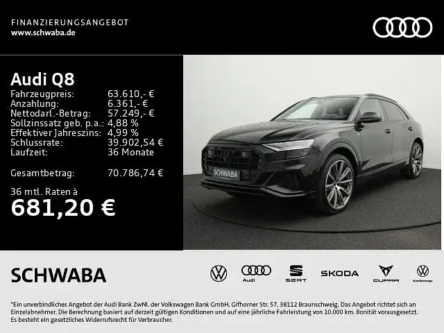 Gebraucht Audi Q8 S-Line 286 PS (210 kW) 2023 Mythosschwarz metallic SUV
