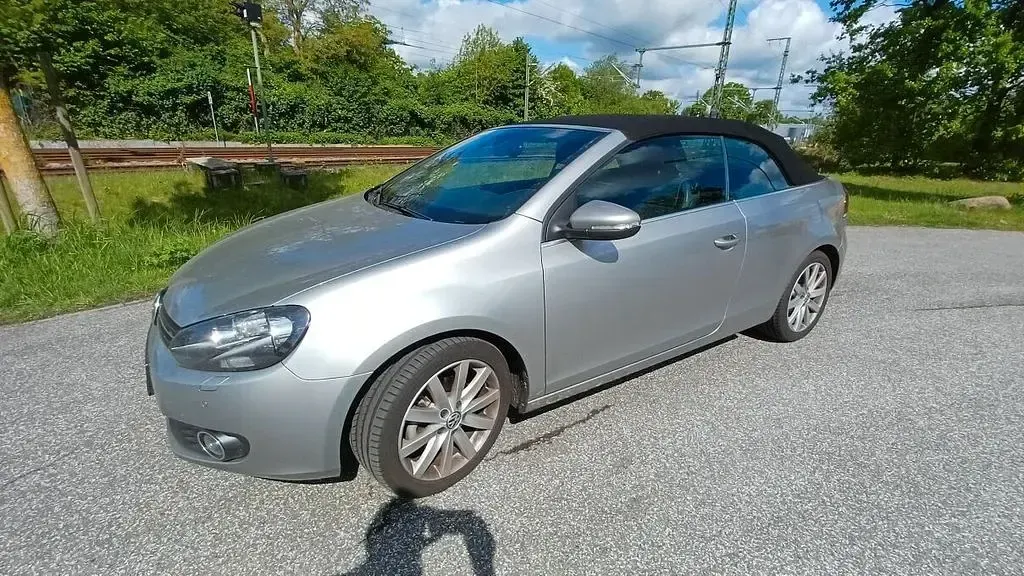 Gebraucht VW Golf Cabriolet 105 PS (77 kW) 2012 Silber Cabrio