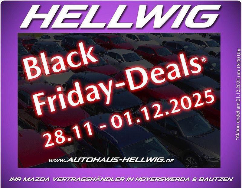 Jet black metallic Gebraucht 2025 Mazda CX-80 Homura-Line SUV | 49.380 € (Superpreis) - Bild 1/4