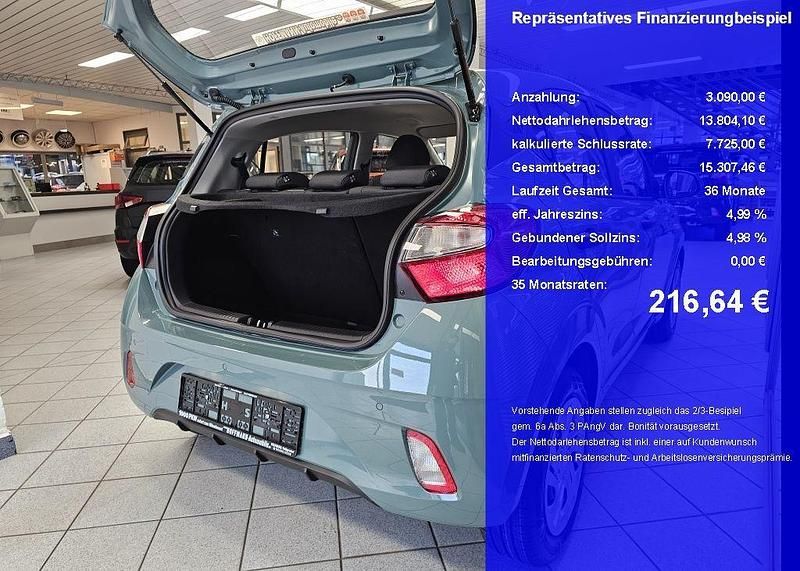 Neu Hyundai i10 63 PS (46 kW) 2026 Grün Kleinwagen