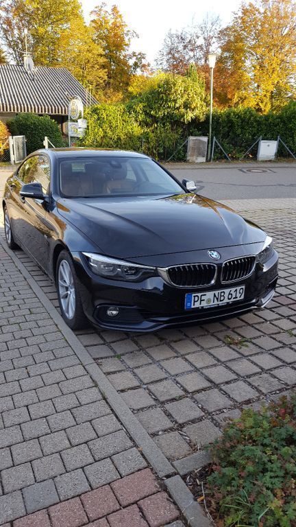 Schwarz Gebraucht 2017 BMW 420 Gran Coupé Sport Line Coupé | 19.800 € (Guter Preis) - Bild 1/4