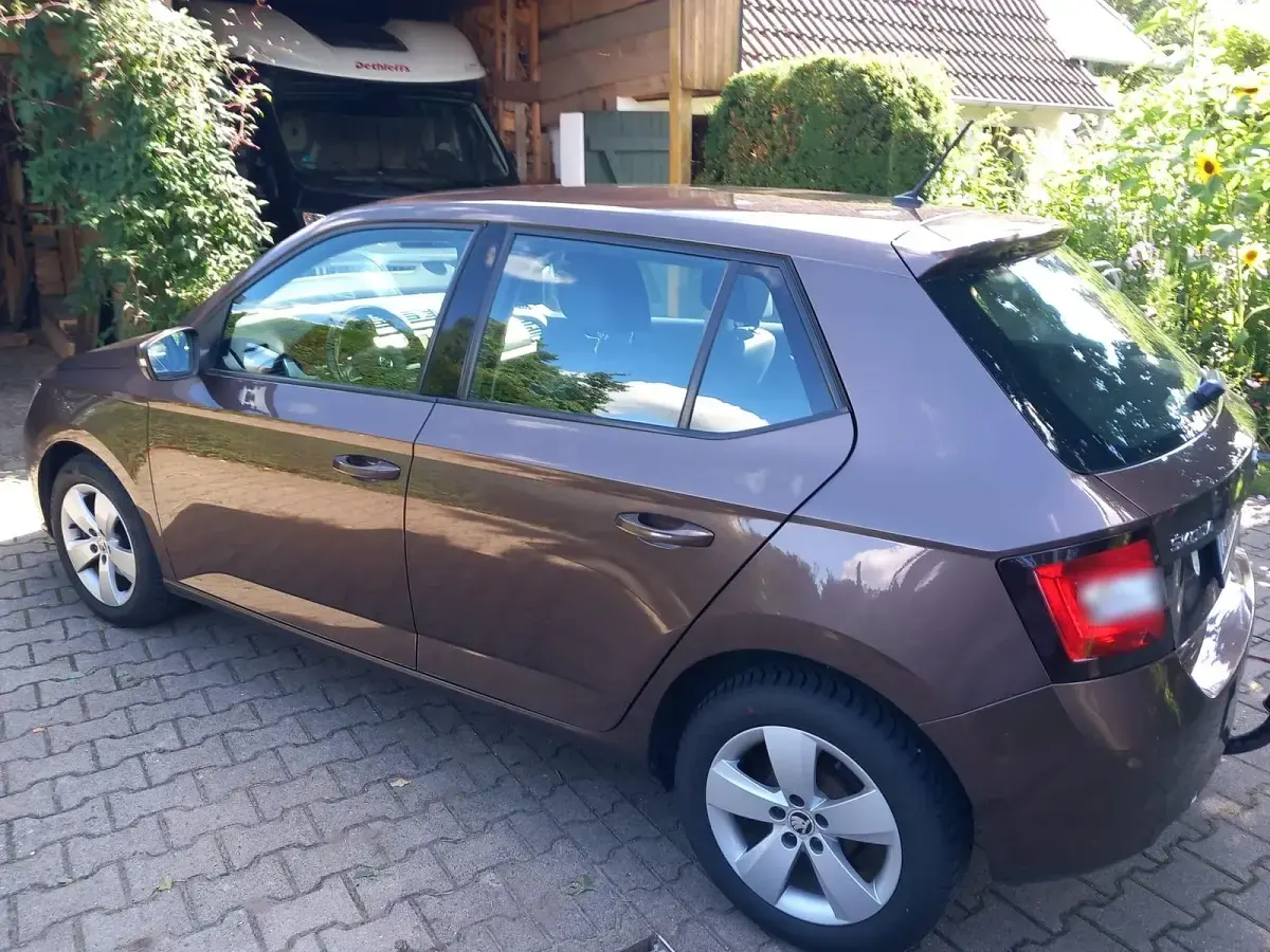 Gebraucht Skoda Fabia 90 PS (66 kW) 2016 Braun Kleinwagen