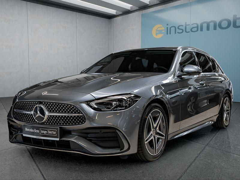Grau Gebraucht 2022 Mercedes C220 Kombi | 37.749 € (Teuer) - Bild 1/4