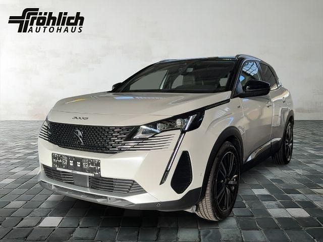 Perlmutt weiß metallic (metallic) Gebraucht 2023 Peugeot 3008 GT SUV | 27.890 € (Fairer Preis) - Bild 1/4