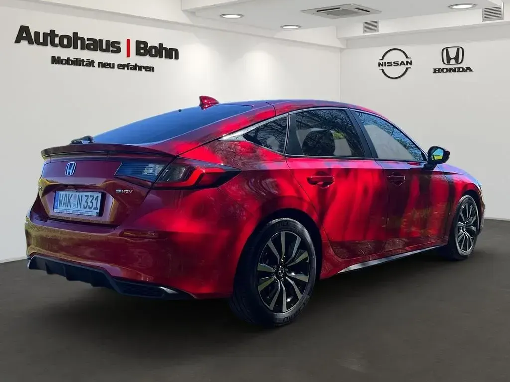 Ny Honda Civic Elegance 184 HK (135 kW) 2026 Rød Sedan