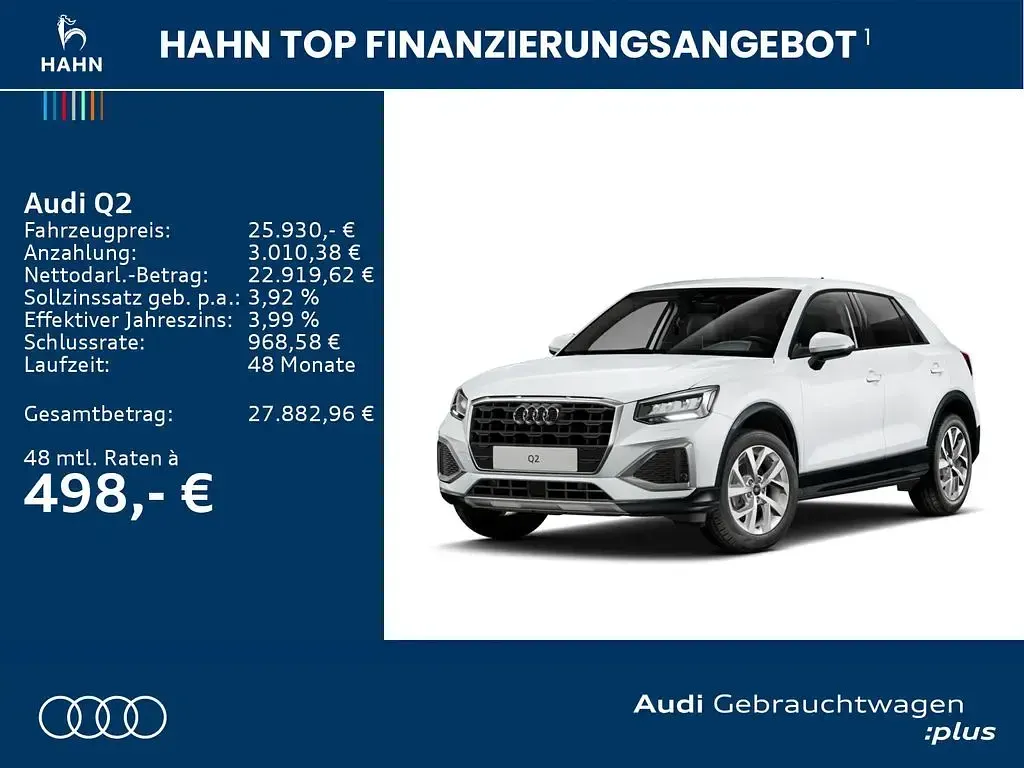 Gebraucht Audi Q2 Advanced 150 PS (110 kW) 2025 Weiß SUV