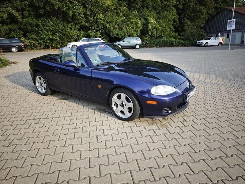 Gebraucht Mazda MX5 110 PS (80 kW) 2003 Blau Cabrio