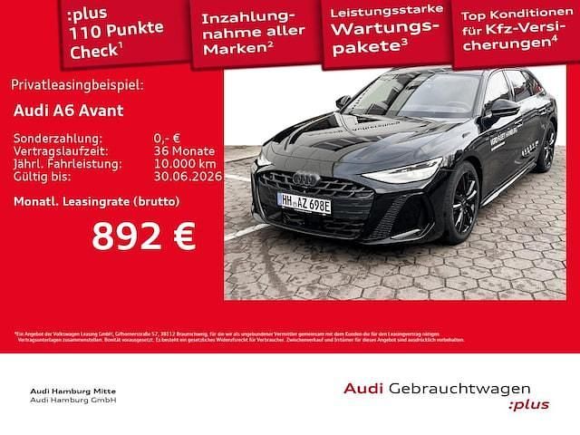 Second-hand Audi A6 Ambiente 367 CP (269 kW) 2026 Negru Break