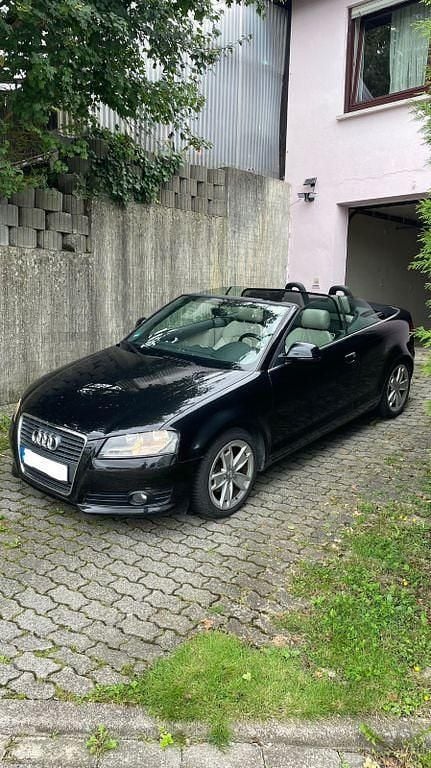 Schwarz Gebraucht 2007 Audi A3 Cabriolet Attraction Cabrio | 7.090 € (Guter Preis) - Bild 1/4