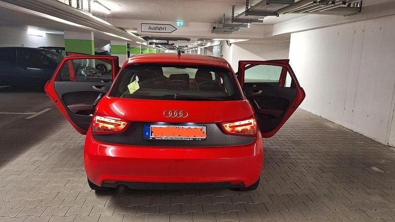 Brugt Audi A1 Attraction 90 HK (66 kW) 2014 Rød Hatchback