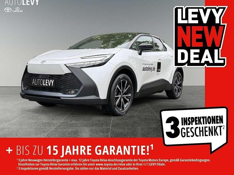 Platinum white pearl / black Gebraucht 2025 Toyota C-HR SUV | 34.395 € (Teuer) - Bild 1/3