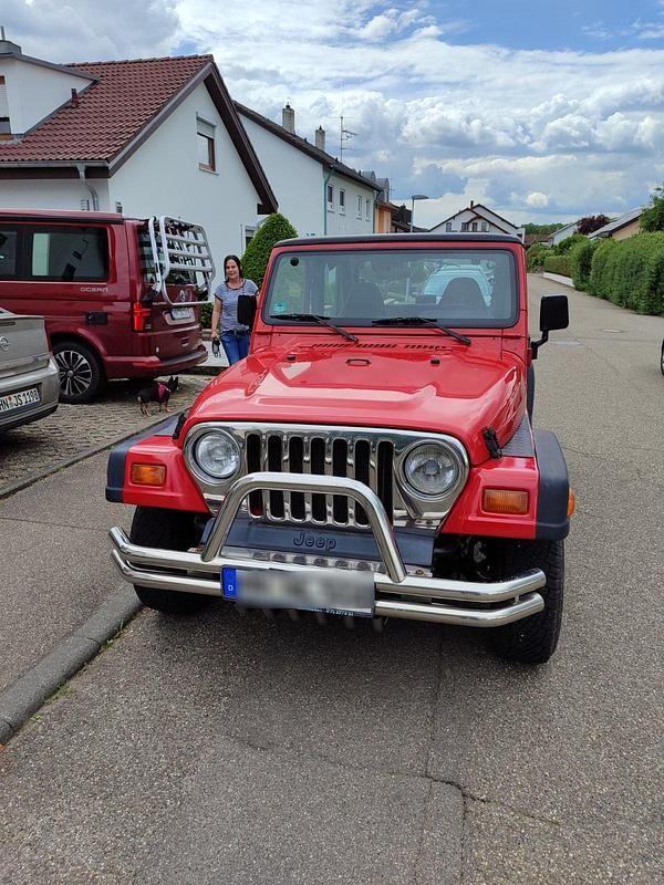Rot Gebraucht 1997 Jeep Wrangler SUV | 8.100 € (Superpreis) - Bild 1/4