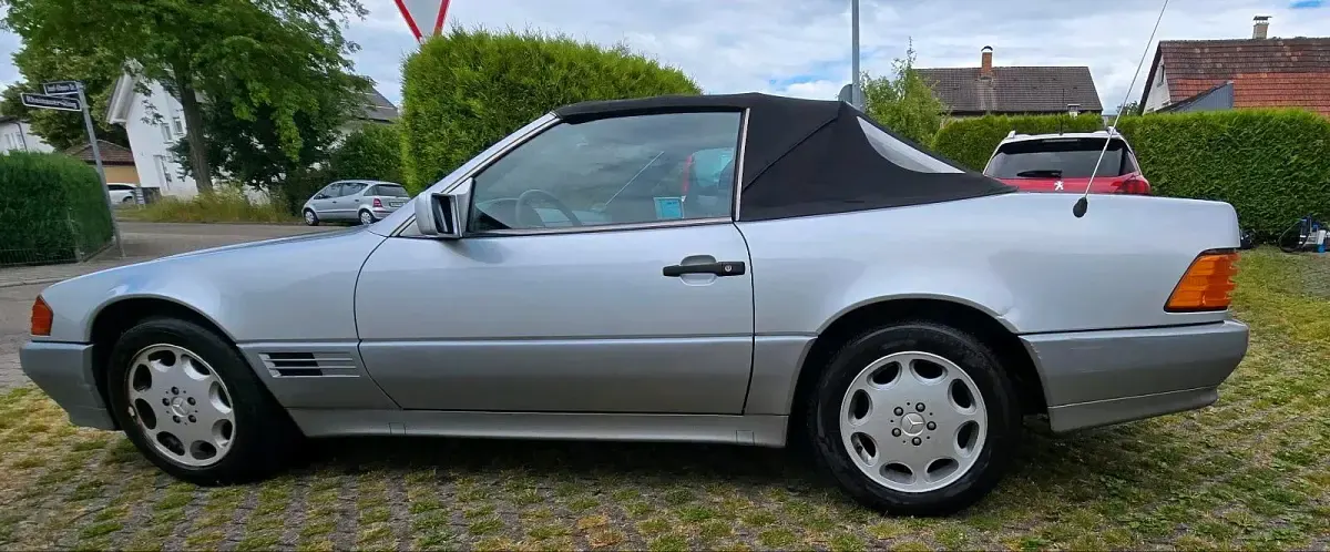 Gebraucht Mercedes SL300 1993 Silber Cabrio