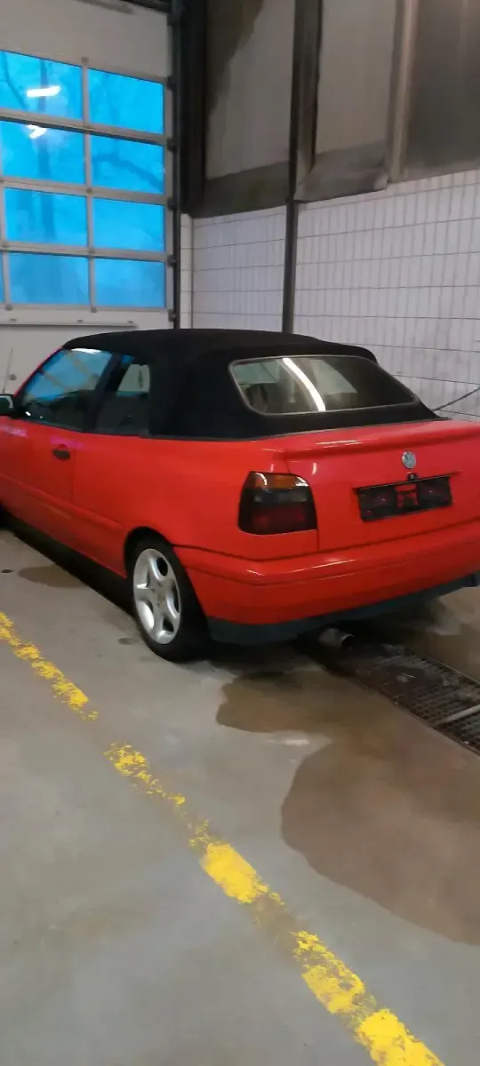 Brugt VW Golf Cabriolet 75 HK (55 kW) 1995 Rød Cabriolet