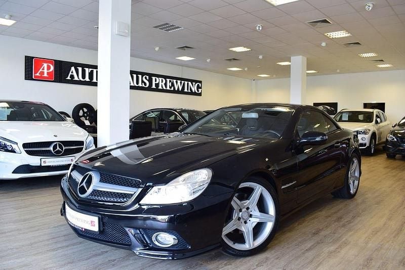 Obsidianschwarz Gebraucht 2009 Mercedes SL350 AMG Cabrio | 26.980 € (Teuer) - Bild 1/4