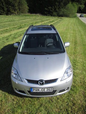 Gebraucht Mazda 5 199 PS (146 kW) 2007 Silber metallic Van / Kleinbus