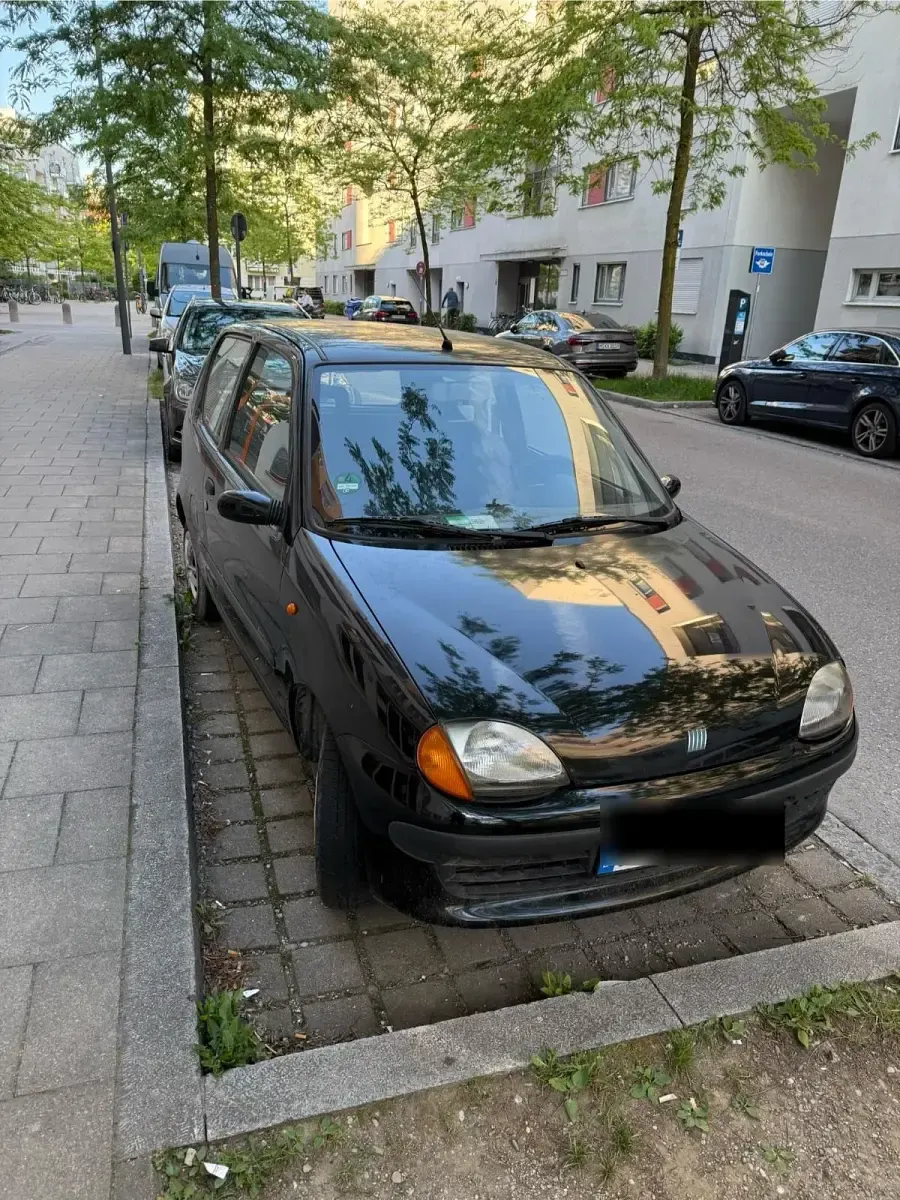 Gebraucht Fiat Seicento 54 PS (39 kW) 1998 Schwarz Kleinwagen