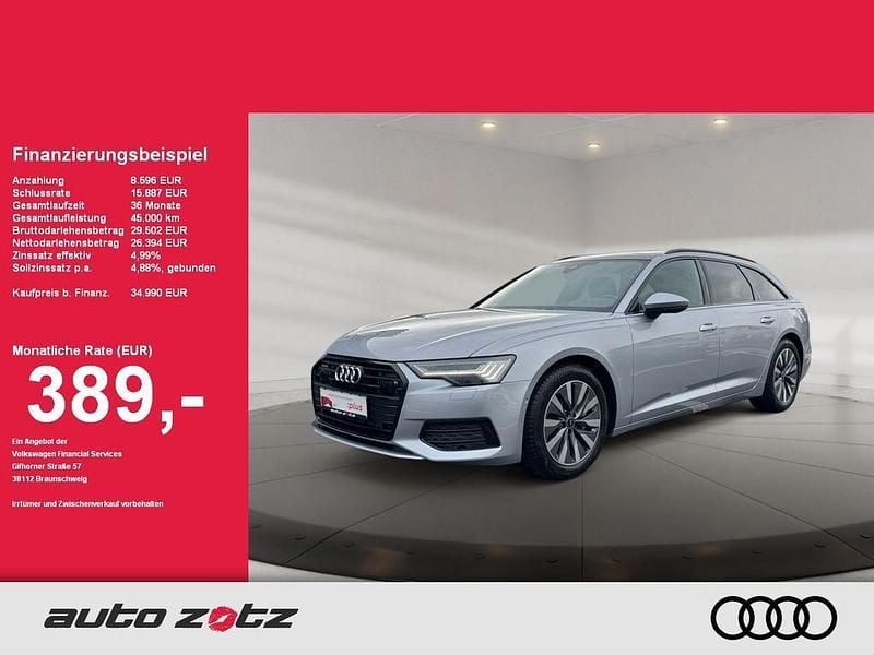 Florettsilber metallic Gebraucht 2022 Audi A6 Design Kombi | 34.990 € (Guter Preis) - Bild 1/4