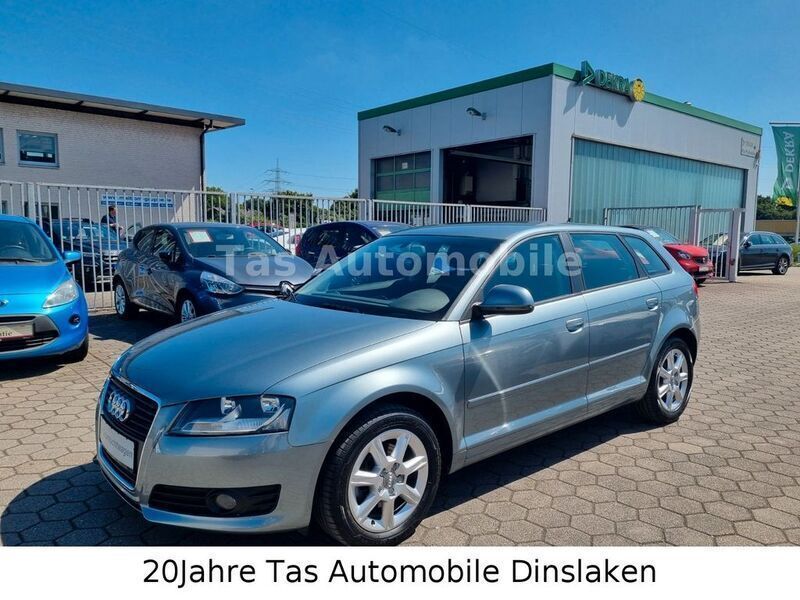 Kondorgrau Gebraucht 2009 Audi A3 Sportback Sport Limousine | 7.999 € (Guter Preis) - Bild 1/4