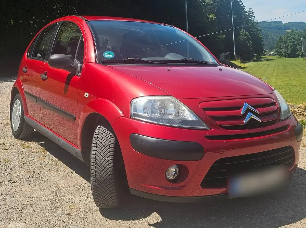 Gebraucht Citroën C3 60 PS (44 kW) 2007 Rot Kleinwagen